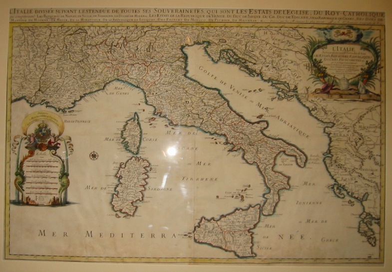 Sanson Nicolas (1600-1667) L'Italie divisée suivant l'estendue de toutes ses Souverainetés... 1692 Parigi